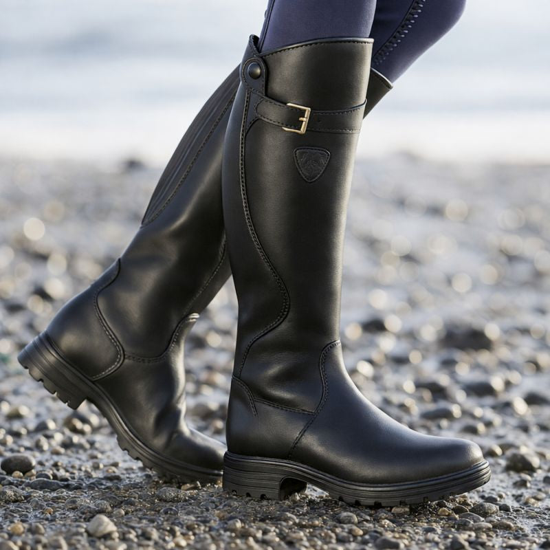 Women's Stylish Buckled Knee High Boots