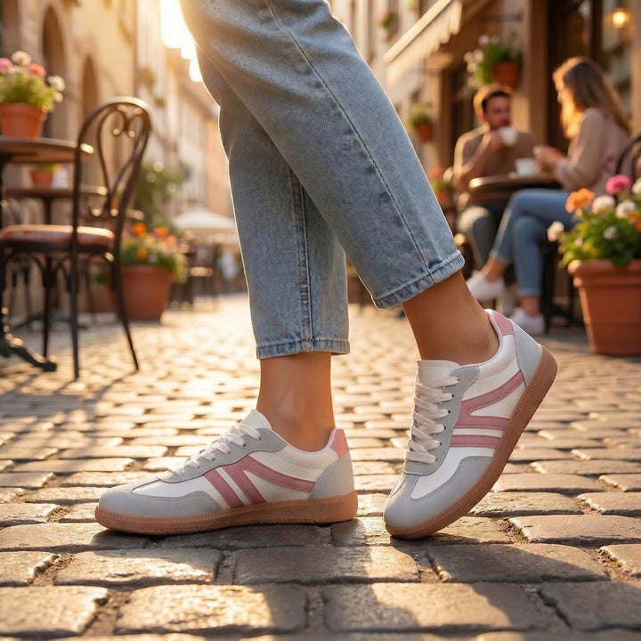 Judith | Retro Stripe Trainers