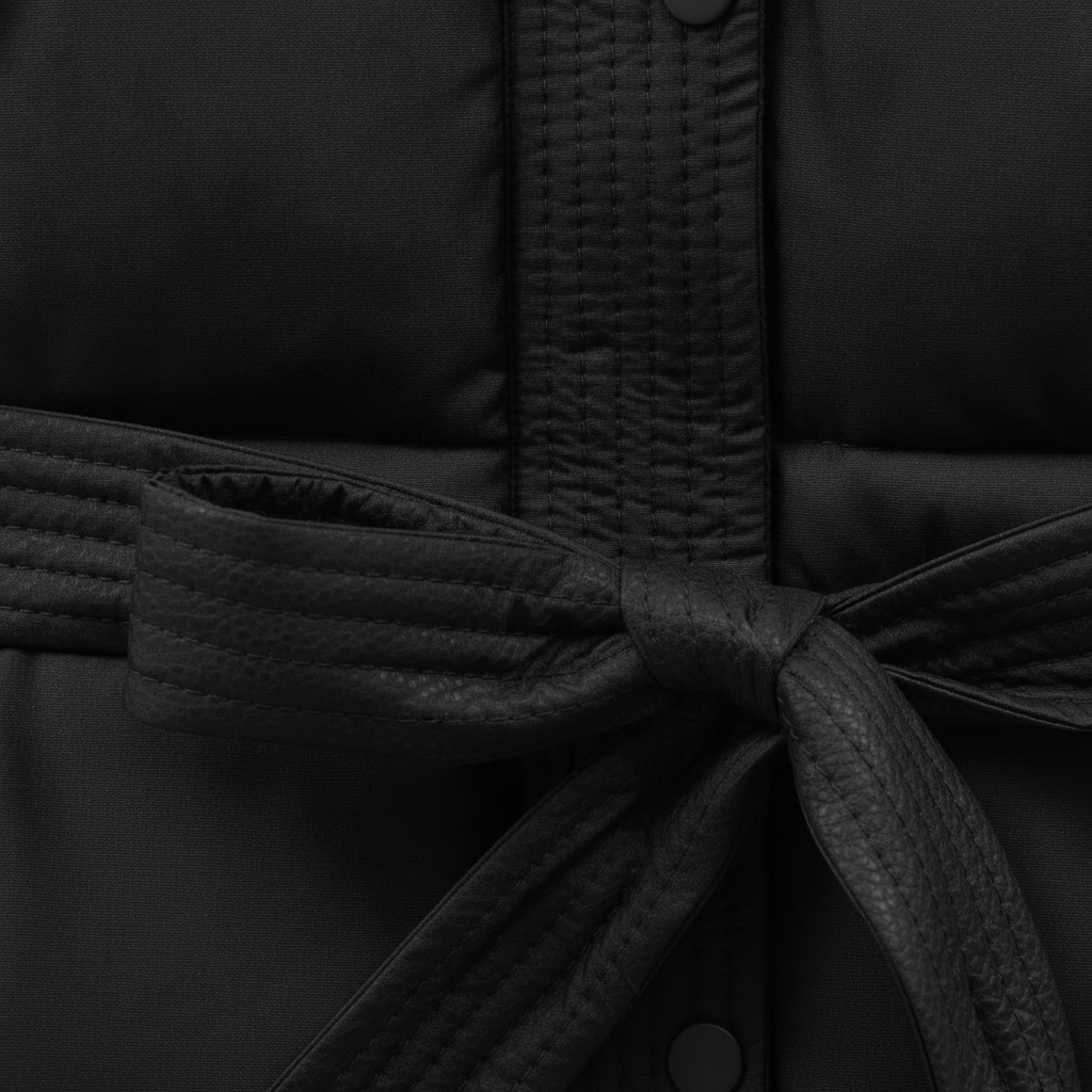 Women's Cosy Belted Winter Puffer Coat