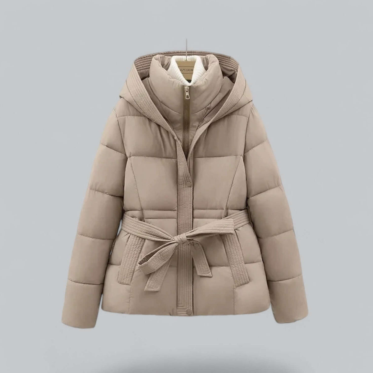 Women's Cosy Belted Winter Puffer Coat