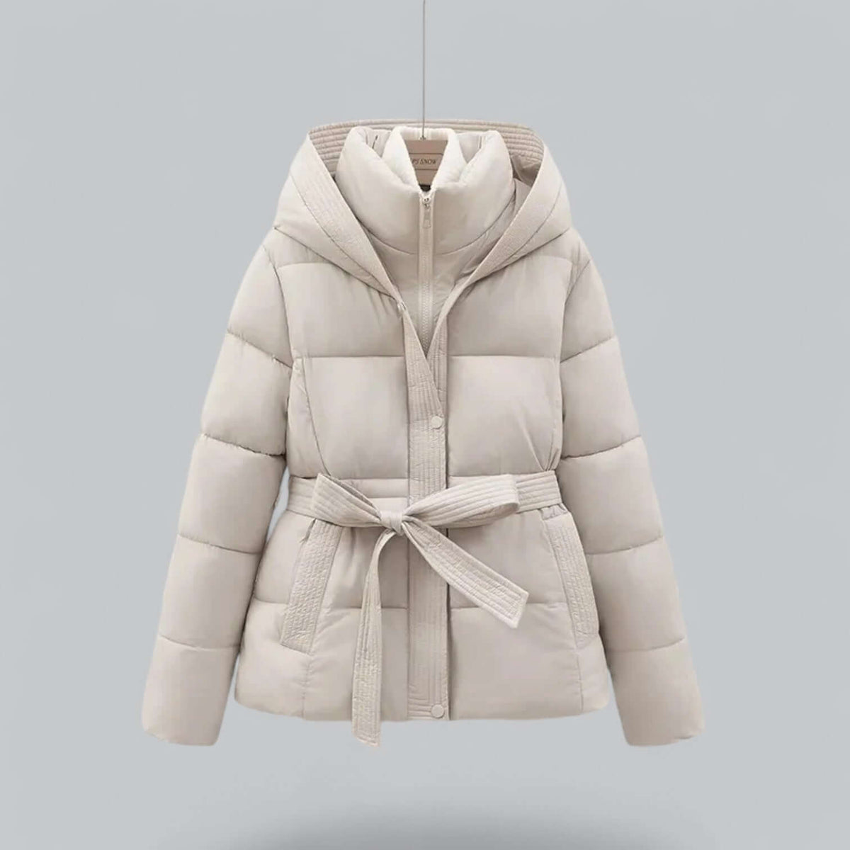 Women's Cosy Belted Winter Puffer Coat