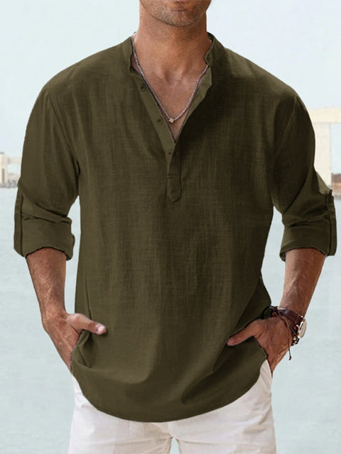Leonard | Casual Linen Oversized Shirt
