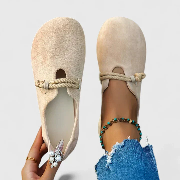 Helen Supportive Everyday Loafers in Beige