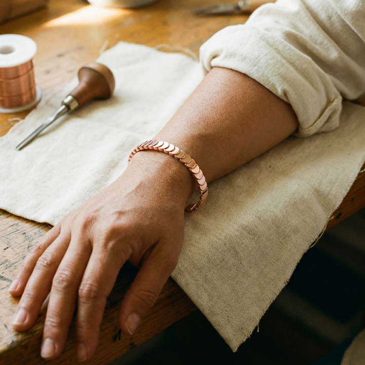 Octavia | Copper Bracelet