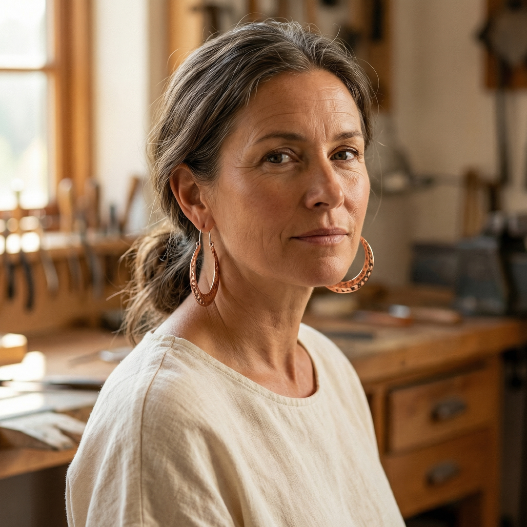 Katharine | Copper Earrings
