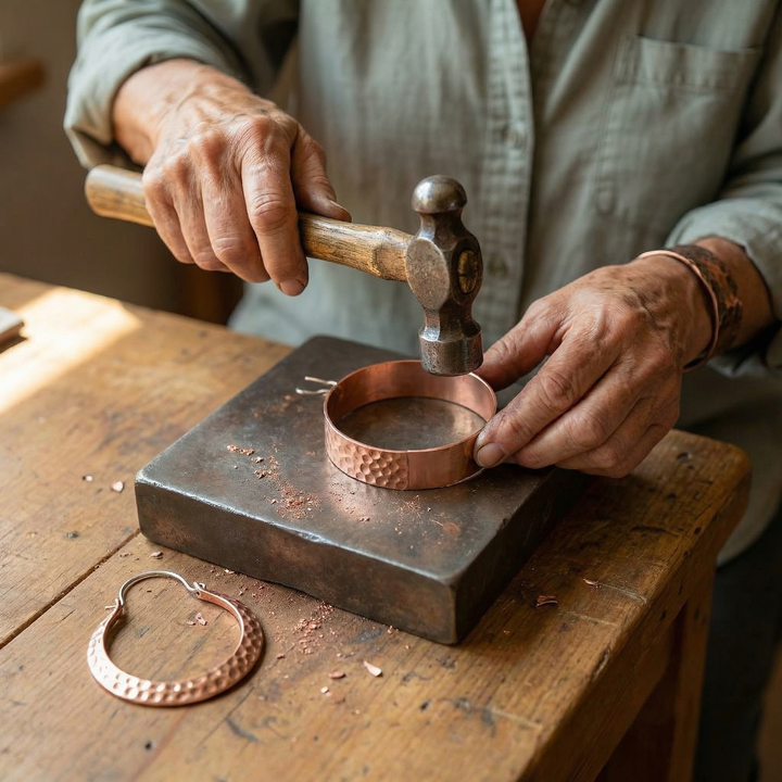 Katharine | Copper Earrings