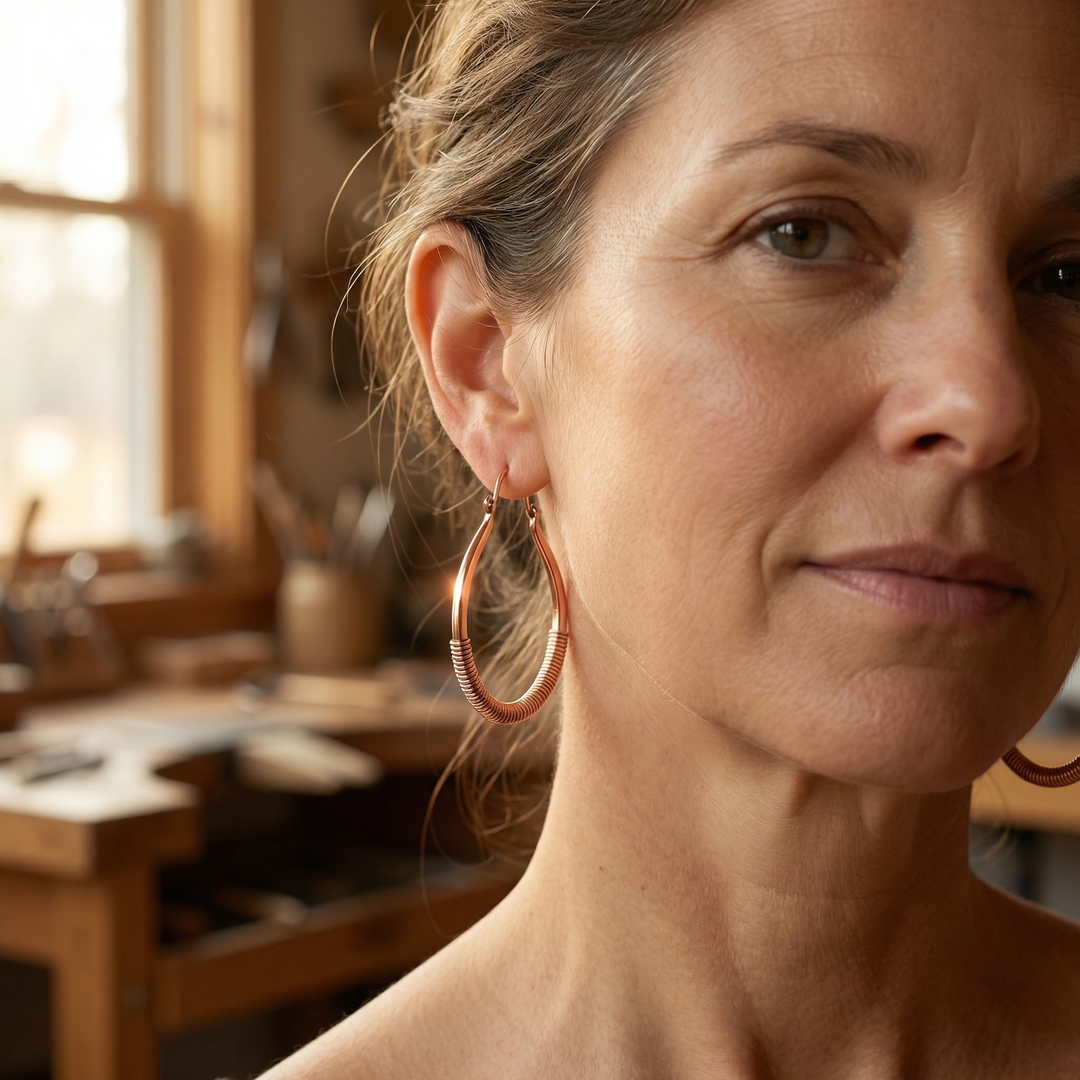 Vivienne | Copper Earrings