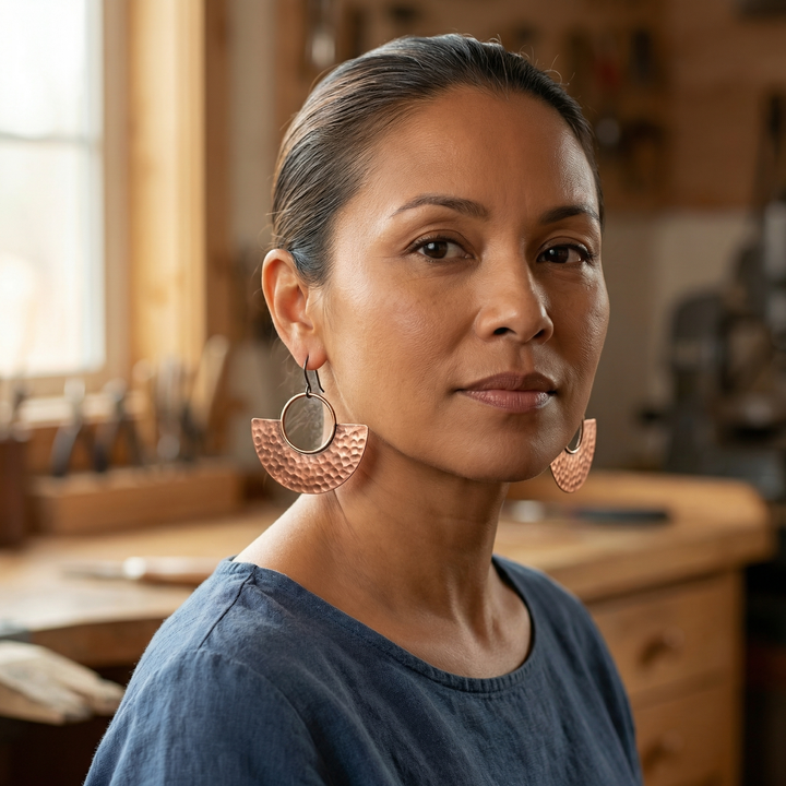 Temperance | Copper Earrings