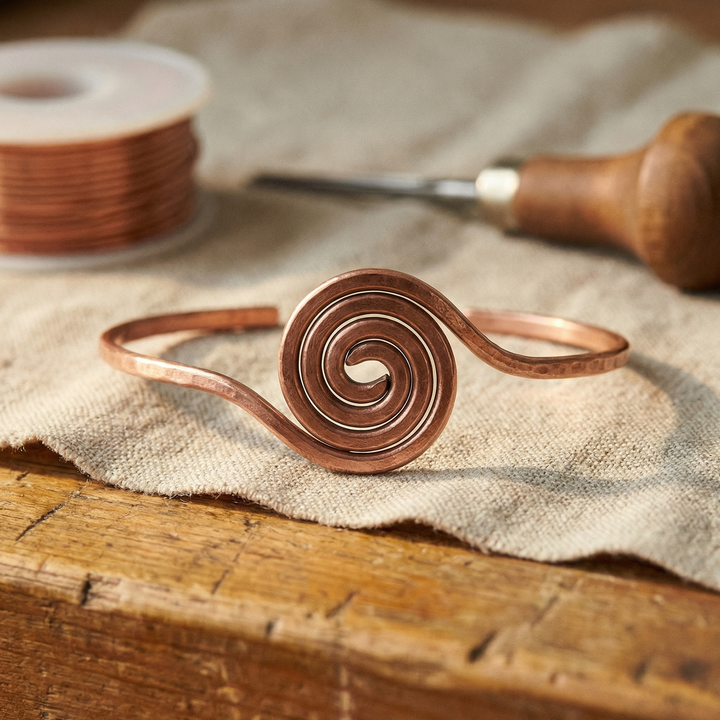 Lucinda | Copper Anklet