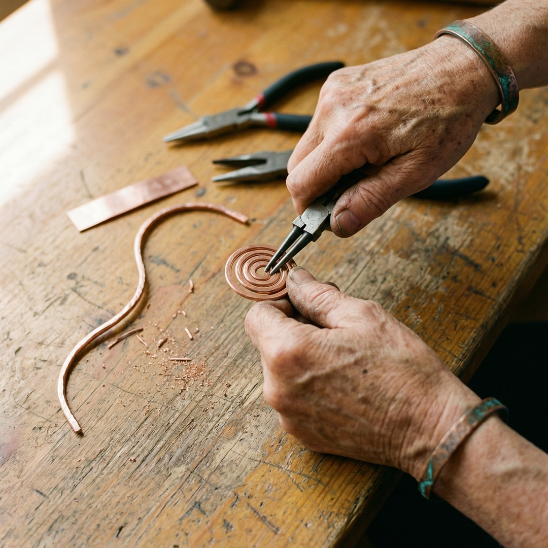 Lucinda | Copper Anklet