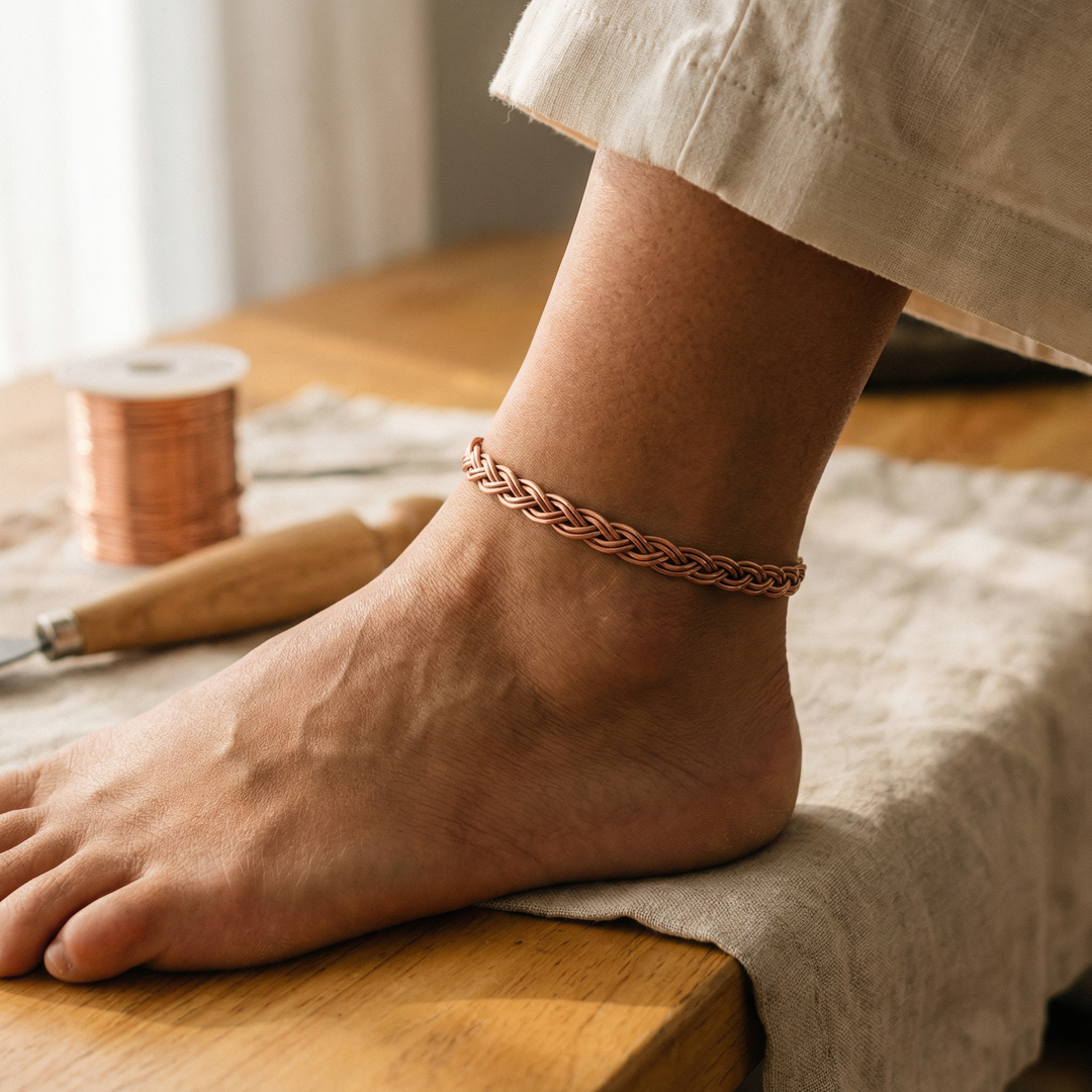 Emmeline | Copper Anklet