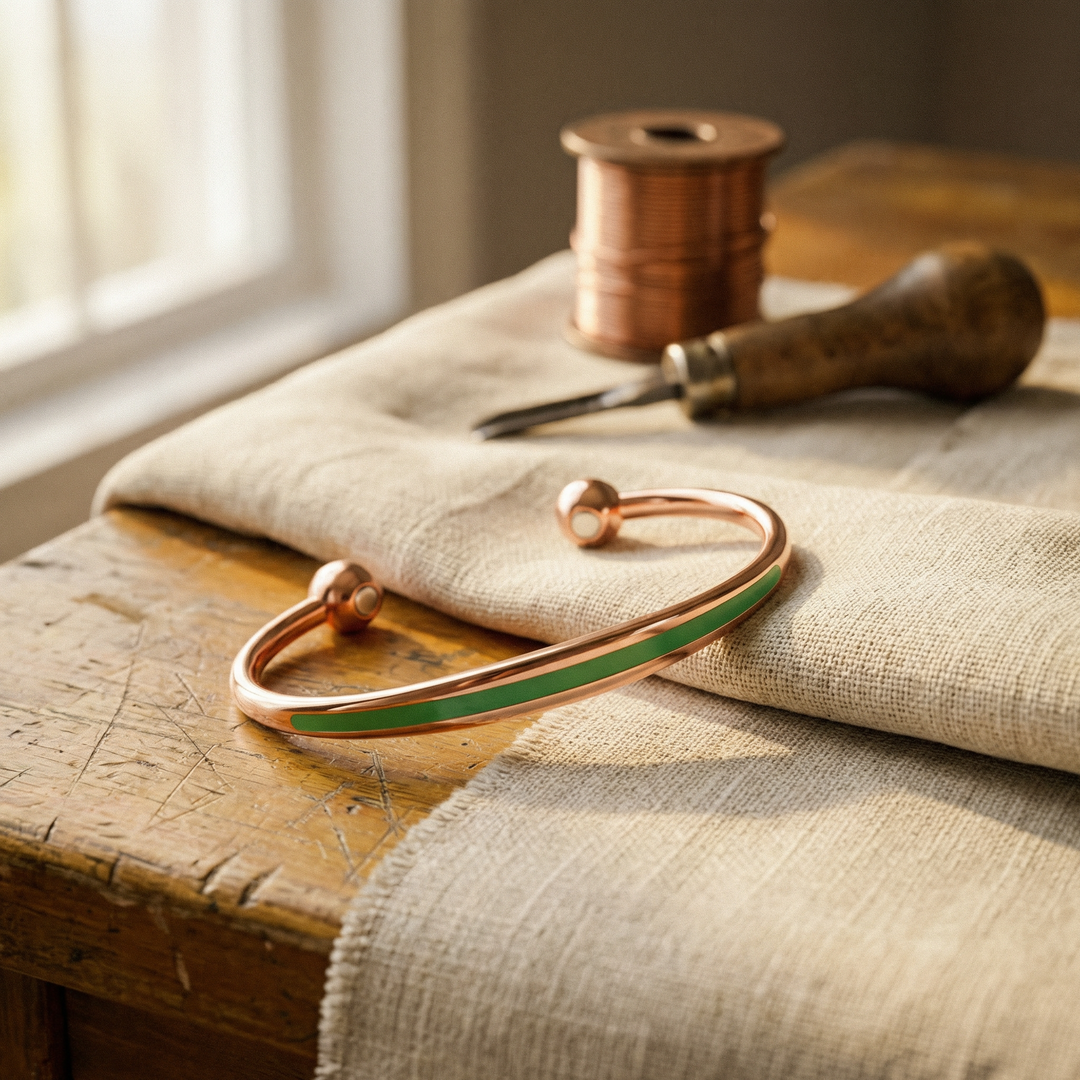 Olive | Copper Bracelet