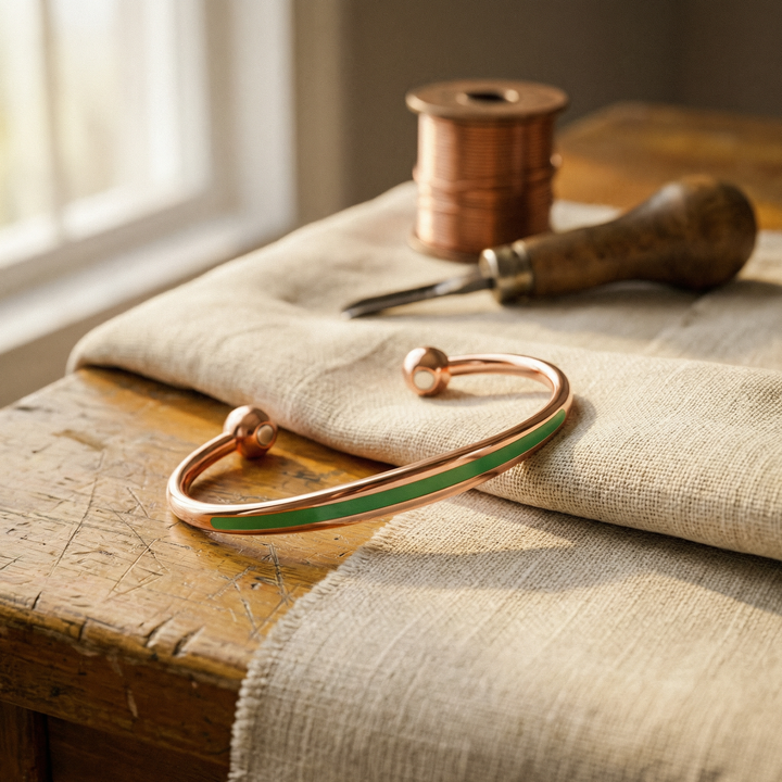 Olive | Copper Bracelet