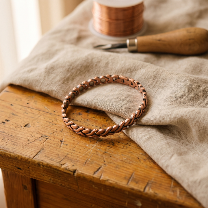 Nora | Copper Anklet