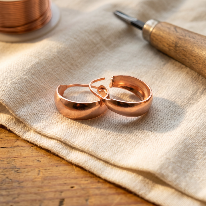 Theodora | Copper Earrings