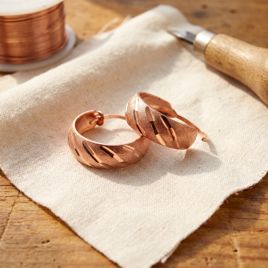 Evangeline | Copper Earrings