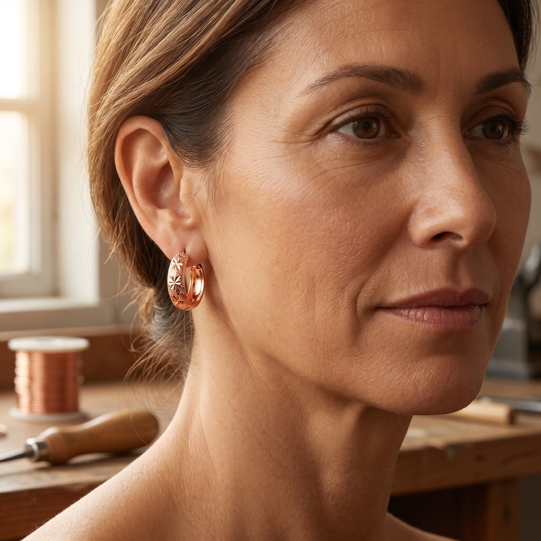 Evelyn | Copper Earrings