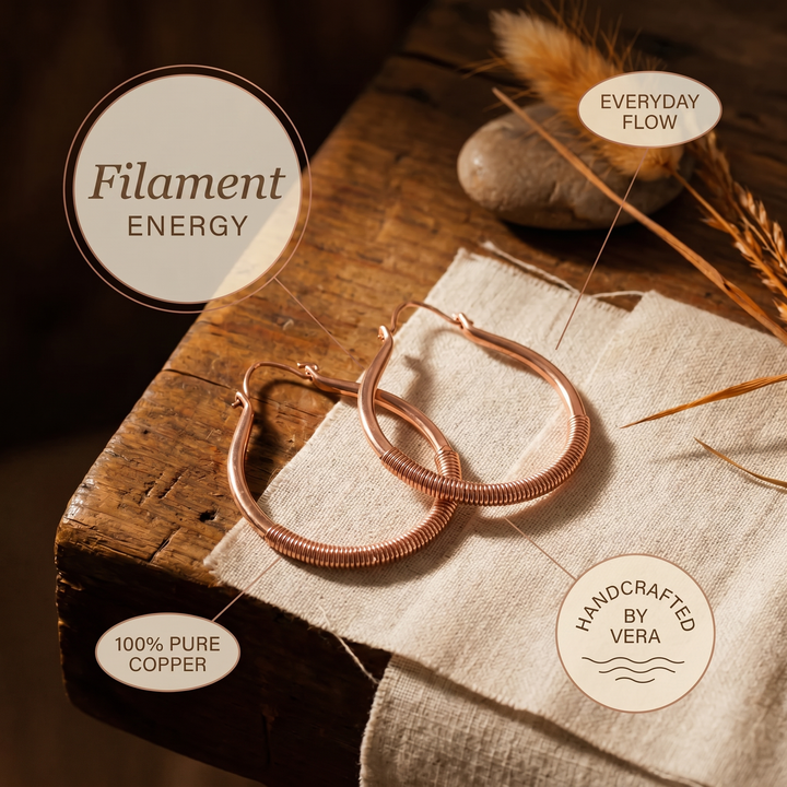 Vivienne | Copper Earrings