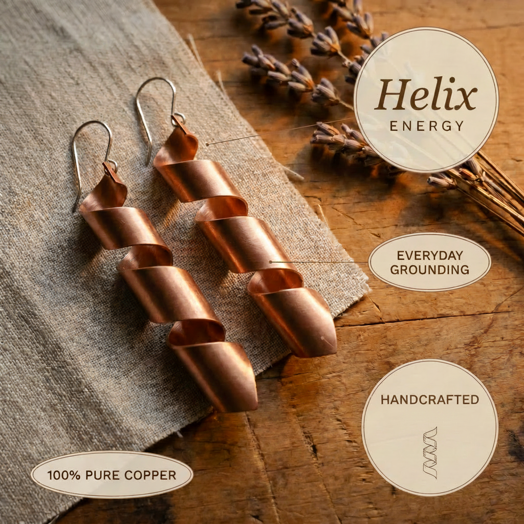 Yvonne | Copper Earrings