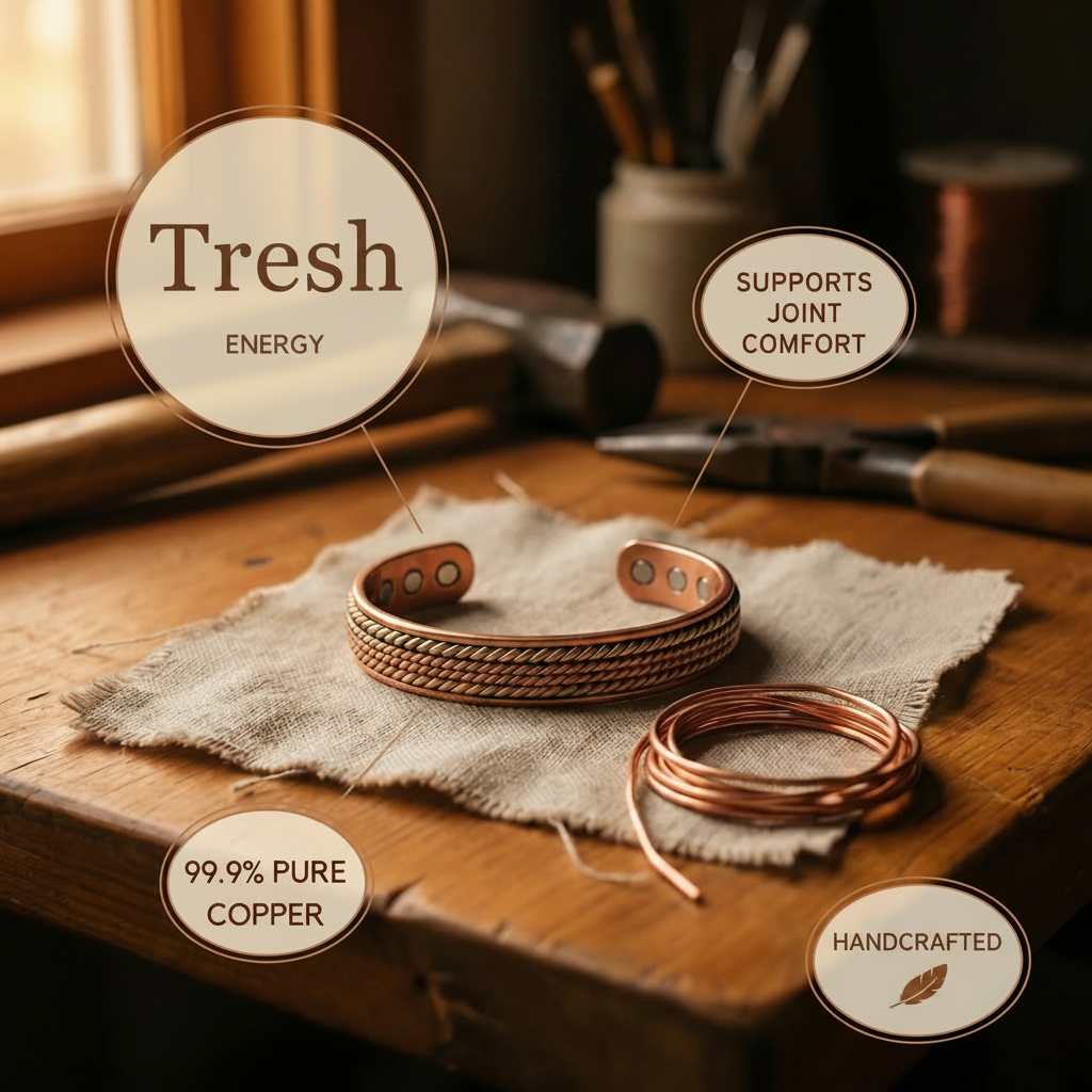 Jane | Copper Jewellery Set