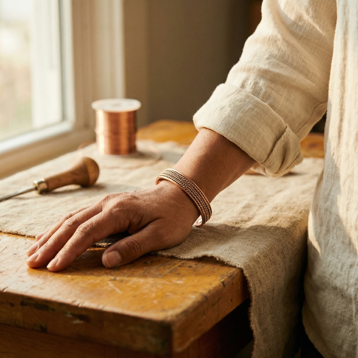 Jane | Copper Jewellery Set
