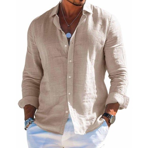 Nigel | Elegant Breathable Shirt - Light Green