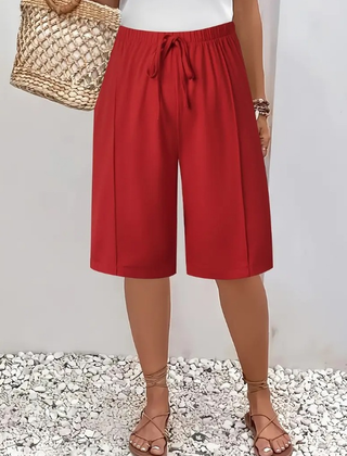 Harriet Elegant Comfort Shorts Red