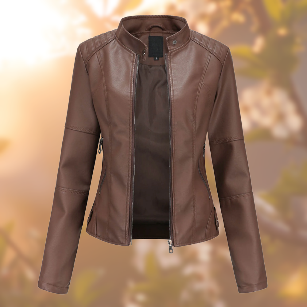 Women's Classic Leather Jacket