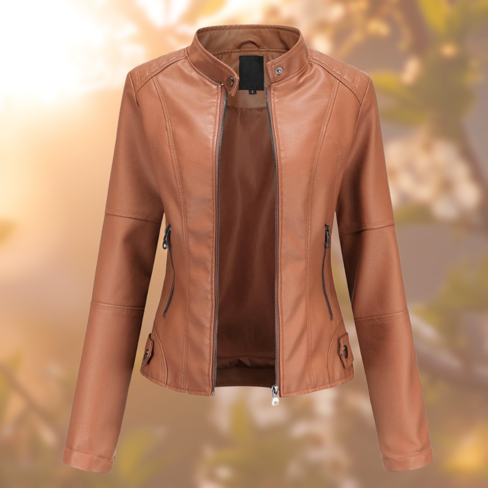 Women's Classic Leather Jacket