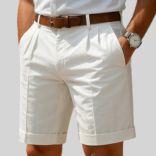 Graham | Pleated Summer Chino Shorts