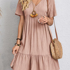 Cynthia Tummy-Control Midi Dress - Pink