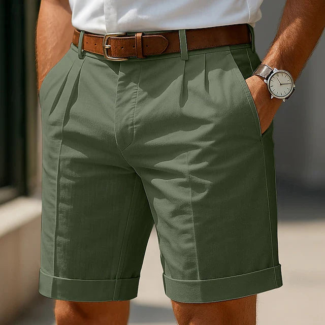 Graham | Pleated Summer Chino Shorts