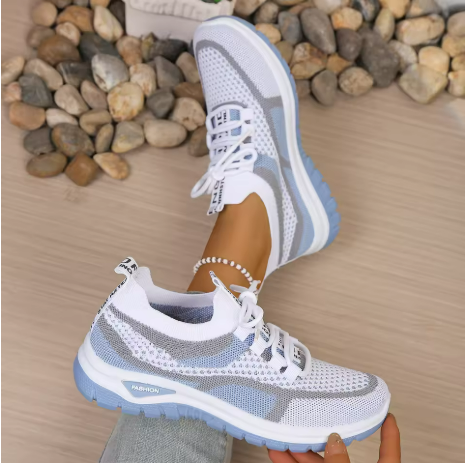 Edna sneakers in White/Blue