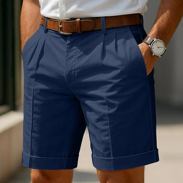 Graham | Pleated Summer Chino Shorts